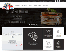 Tablet Screenshot of olymel.com